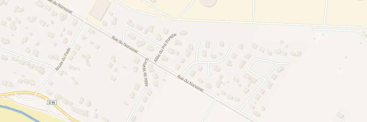 Plan du 2 All du Membro à Piriac-sur-Mer