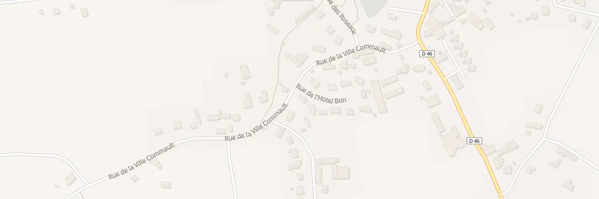 Plan du 2 Rue de l’Hôtel Bon à Landéhen