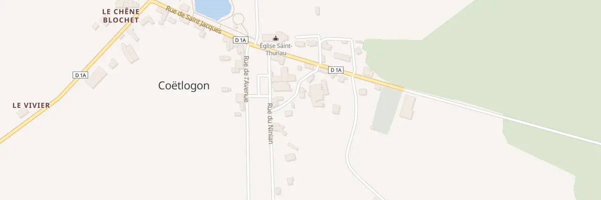 Plan du 55 Ven de la Ville Hervy à Plumieux