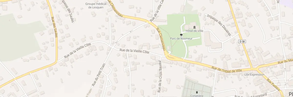 Plan du 1 Rue de la Vieille Côte à Pléneuf-Val-André