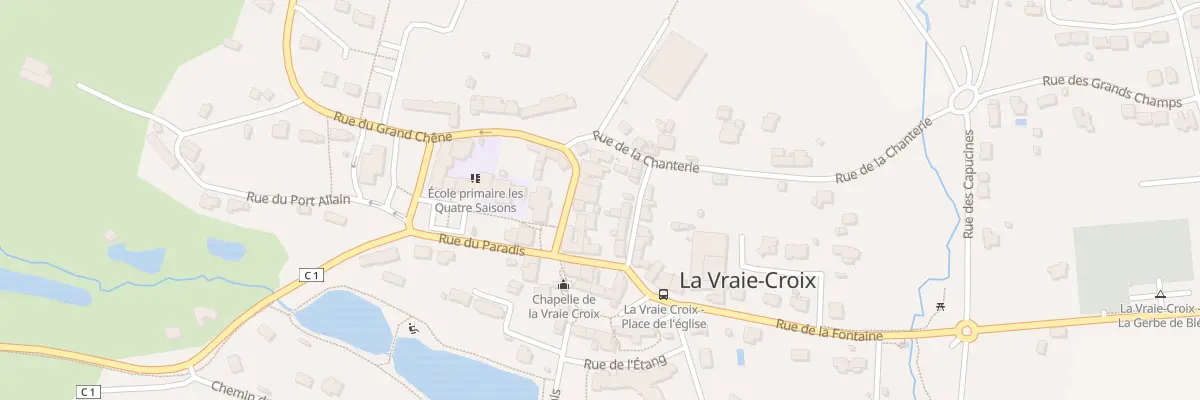 Plan du 6 Rue du Grand Chêne à La Vraie-Croix