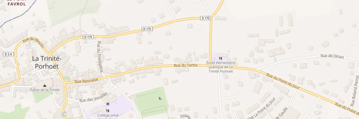 Plan du 40 Rue du Tertre à La Trinité-Porhoët