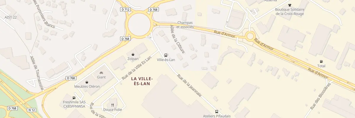 Plan du 208 All de la Cloture Maroue à Lamballe-Armor