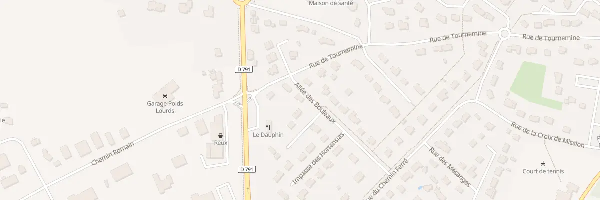 Plan du 3B All des Bouleaux à Saint-Alban