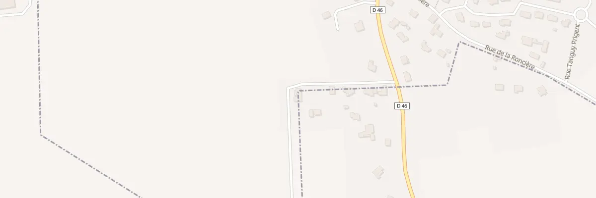 Plan du 9 Rue de la Motte à Landéhen