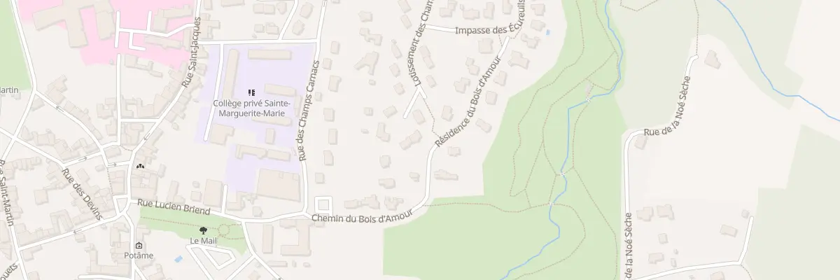 Plan du 8 Lot des Champs Carnats à Josselin