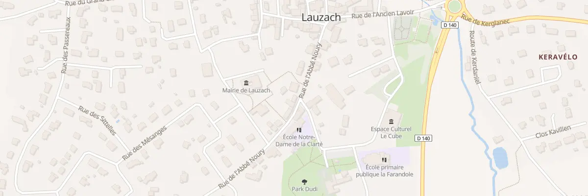 Plan du 12 Rue de l’Abbé Noury à Lauzach