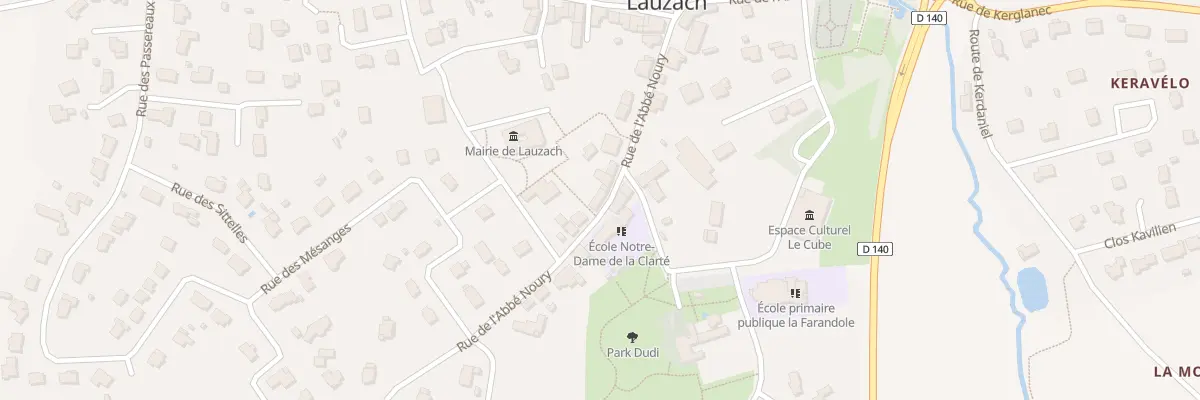 Plan du 16 Rue de l’Abbé Noury à Lauzach
