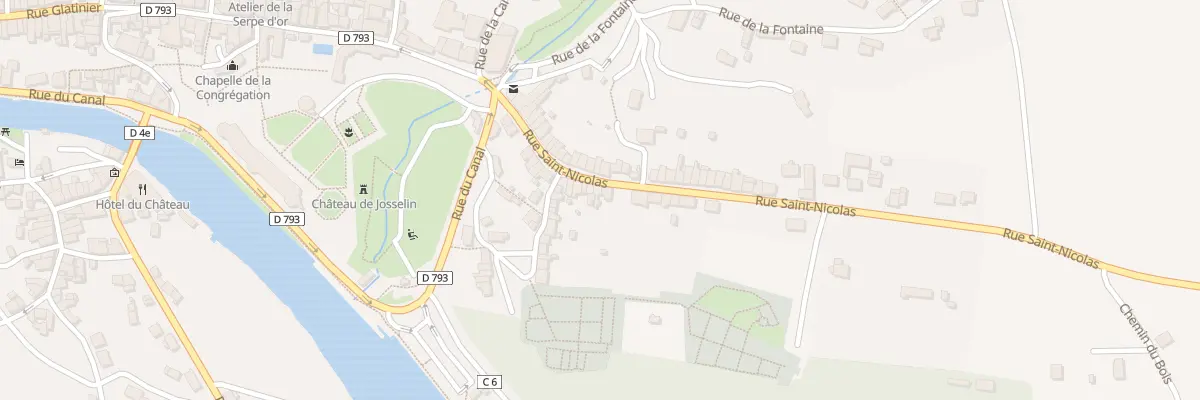 Plan du 26 Rue St Nicolas à Josselin
