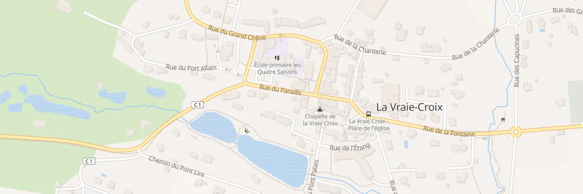 Plan du 5139 Le Bourg à La Vraie-Croix