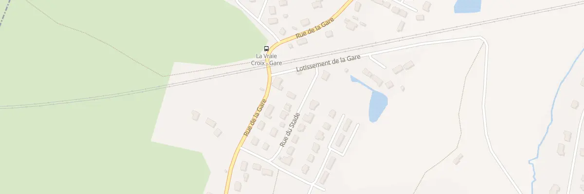 Plan du 9 Rue du Stade à La Vraie-Croix