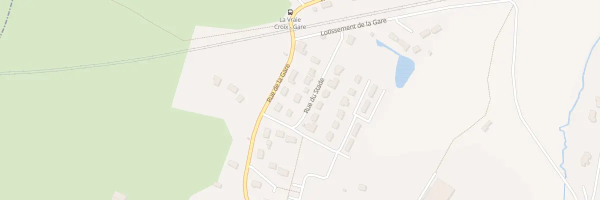 Plan du 5 Rue du Stade à La Vraie-Croix