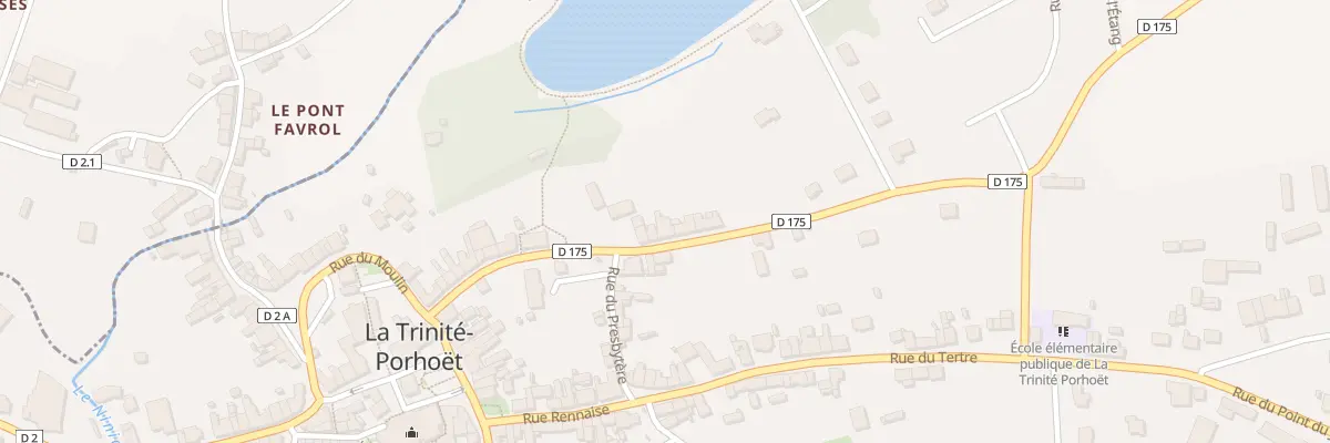 Plan du 26 Rue St Yves à La Trinité-Porhoët