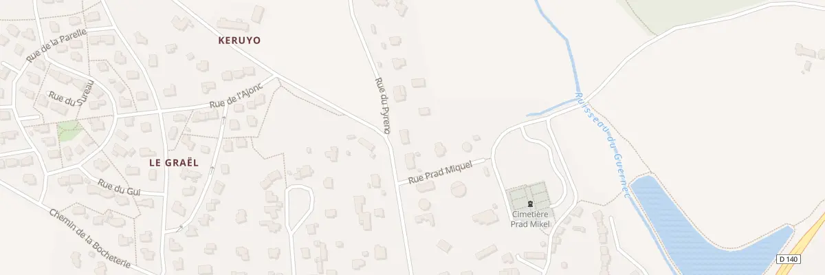 Plan du 6 Rue du Pyreno à Lauzach