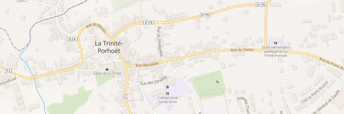 Plan du 8 Rue du Tertre à La Trinité-Porhoët