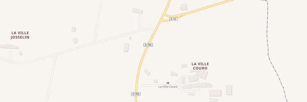 Plan du 5669 La Ville Couro à Forges de Lanouée