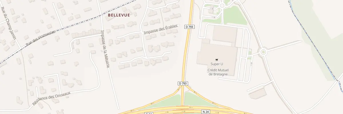 Plan du 13 Imp des Châtaigniers à Josselin