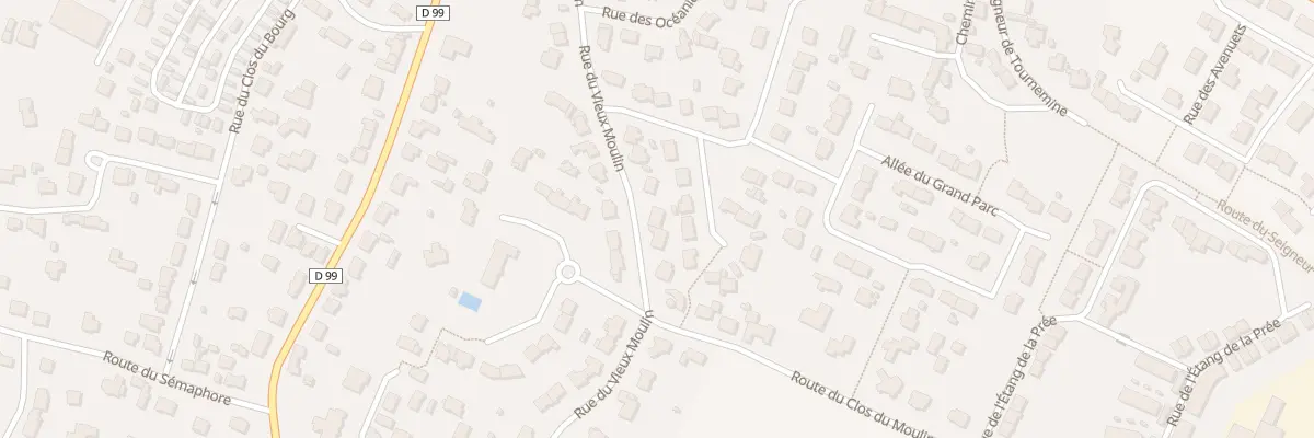 Plan du 15 Rue du Vieux moulin à Piriac-sur-Mer