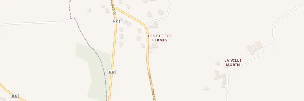 Plan du 9 Rte des Petites Fermes à Saint-Trimoël