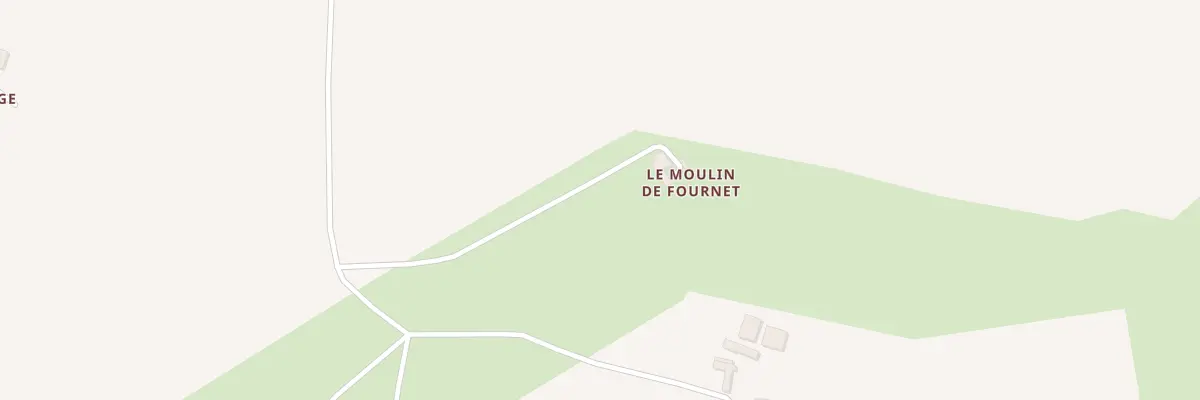 Plan du 1 Le Moulin Fournet à Trébry