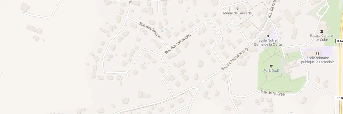 Plan du 17 Rue des Mésanges à Lauzach