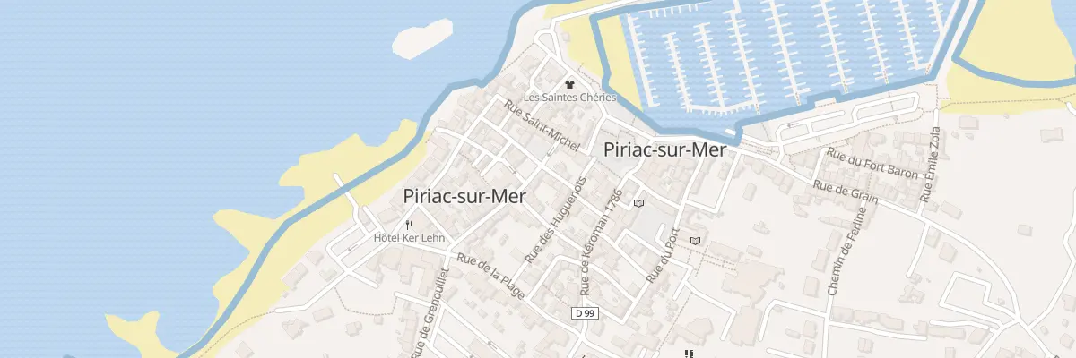 Plan du 1 Rue Neuve à Piriac-sur-Mer