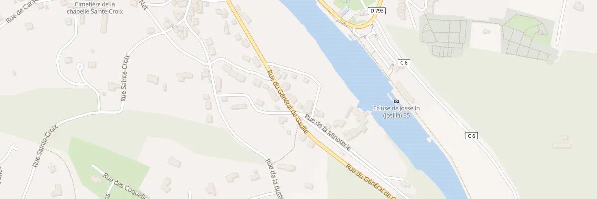 Plan du 17 Rue du Général de Gaulle à Josselin