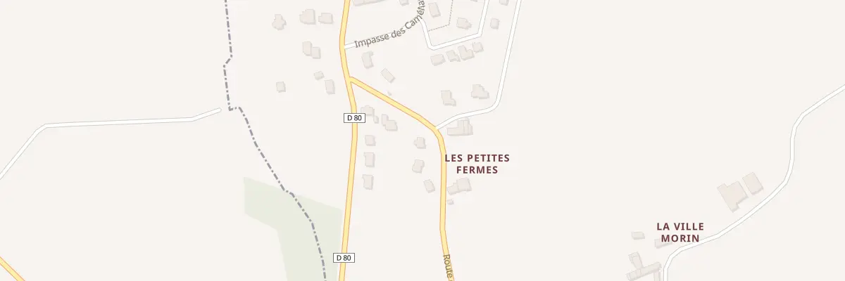 Plan du 6 Rte des Petites Fermes à Saint-Trimoël