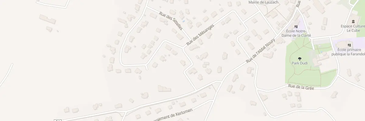 Plan du 34 Rue des Chardonnerets à Lauzach