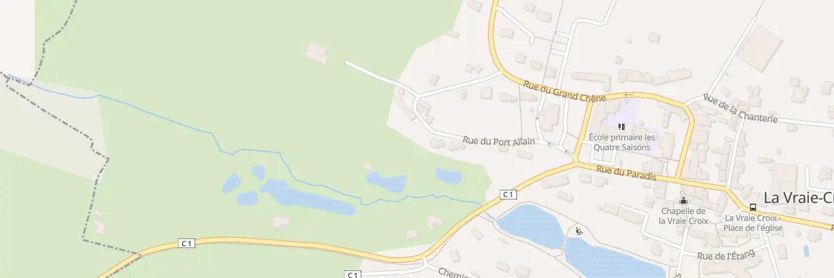 Plan du 5543 Le Port Allain à La Vraie-Croix