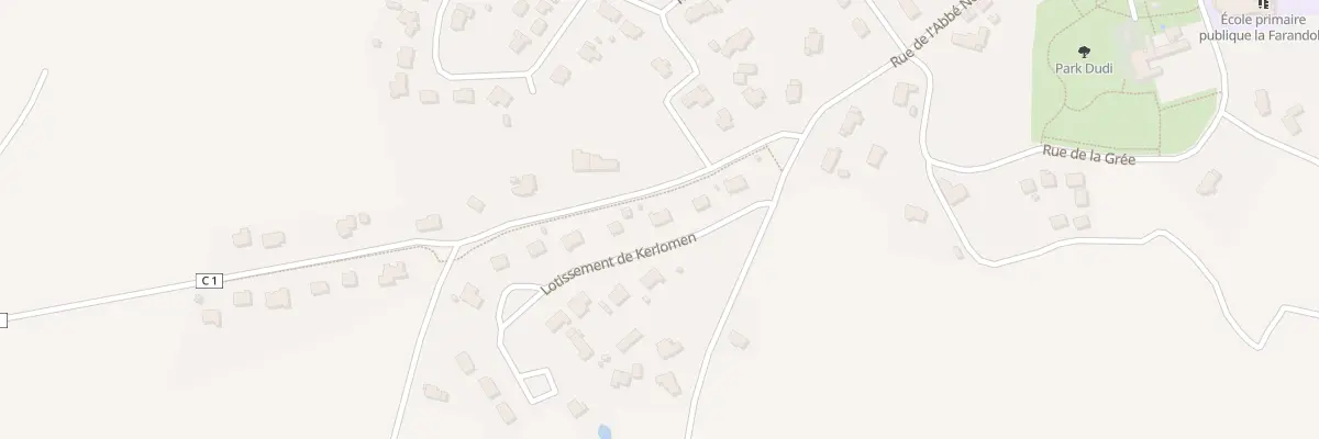 Plan du 7 Lot de Kerlomen à Lauzach