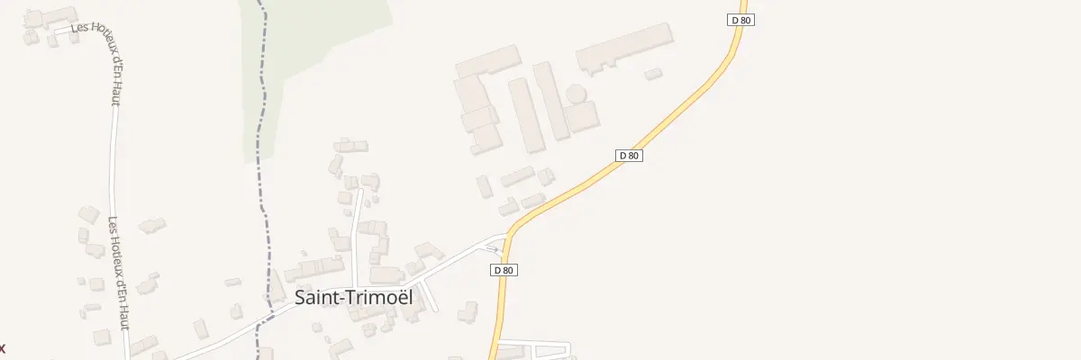 Plan du 3 Metairie du Bourg à Saint-Trimoël