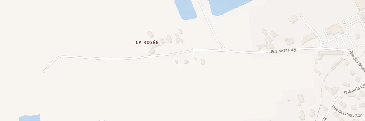Plan du 5 La Rosée à Landéhen