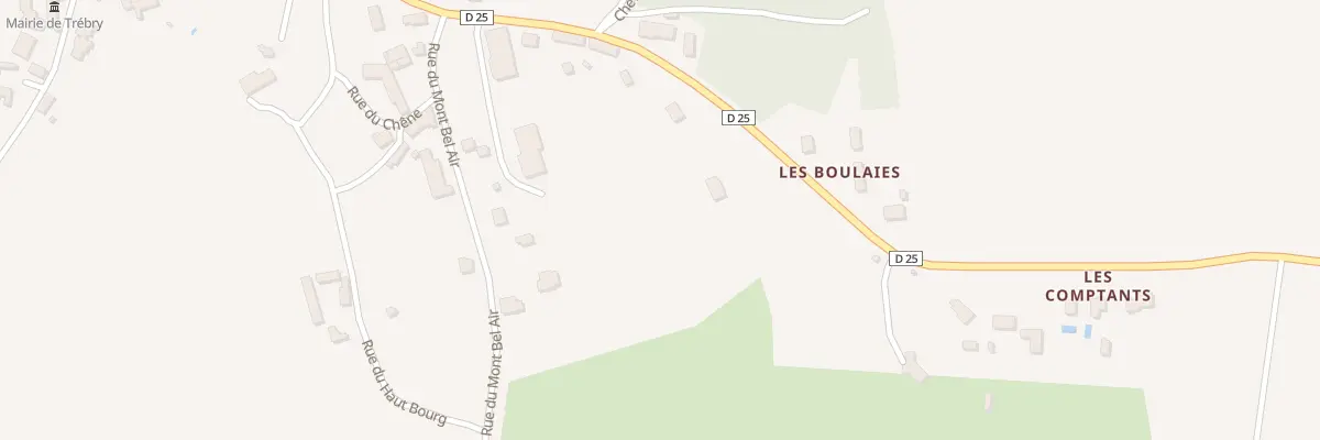 Plan du 12 Rue de la Croix à Trébry