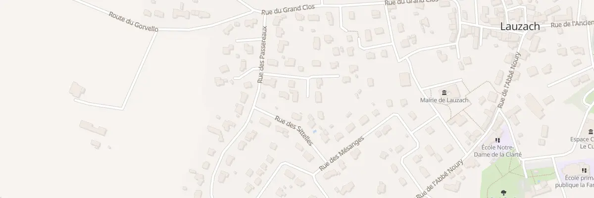 Plan du 16 Rue des Passereaux à Lauzach