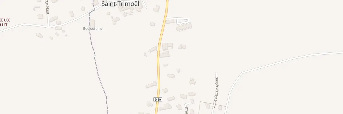 Plan du 7 Rte de la Croix du Bois à Saint-Trimoël