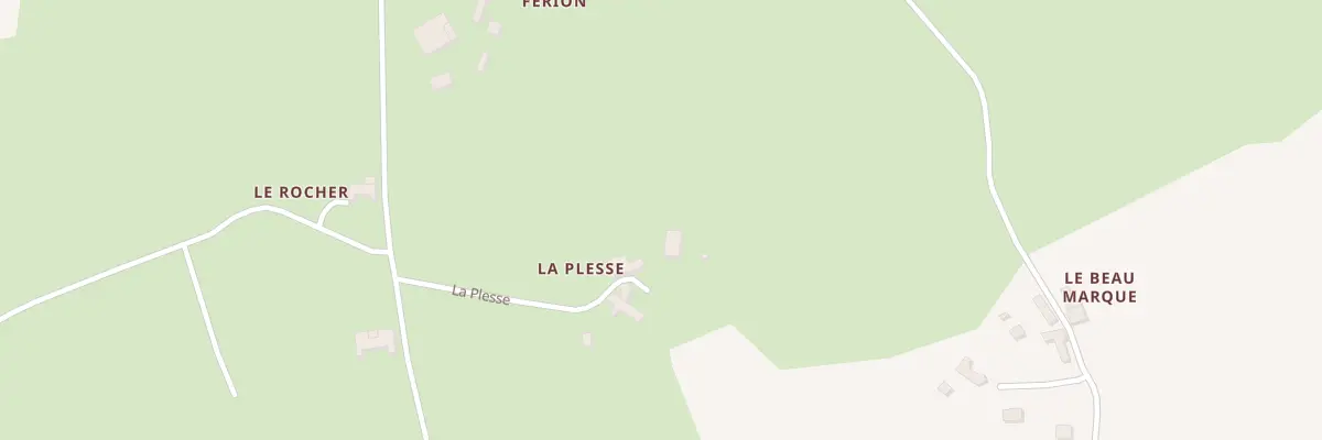 Plan du 9 La Plesse à Trébry