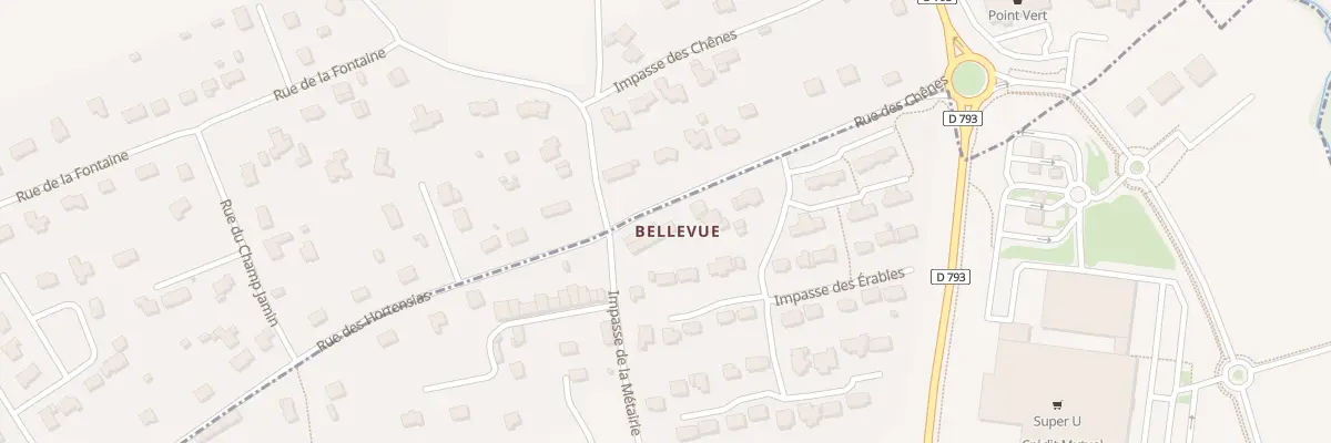 Plan du 1B Rue des Chênes à Josselin