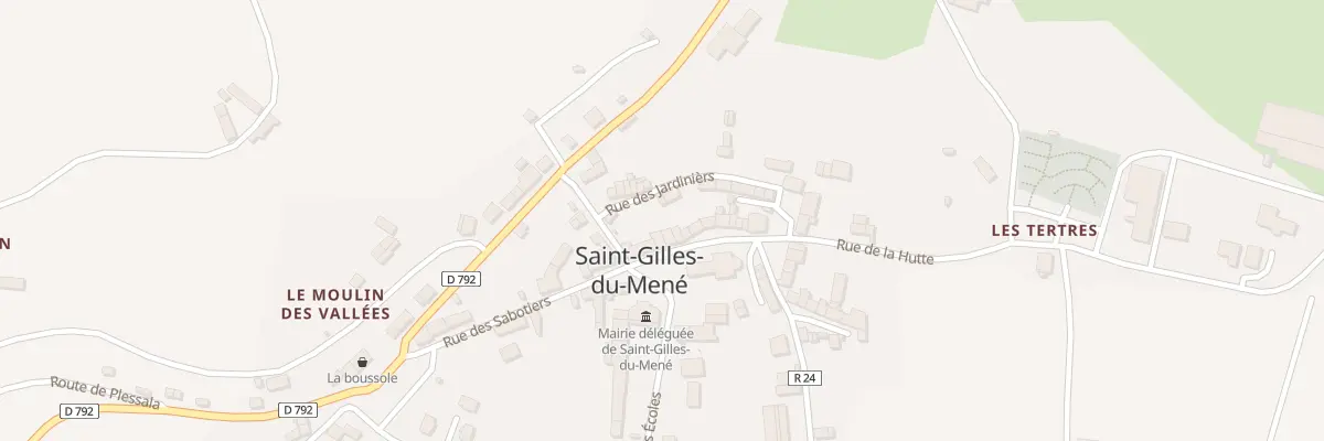 Plan du 503 Rue de l’Eglise Saint-Gilles au Mené