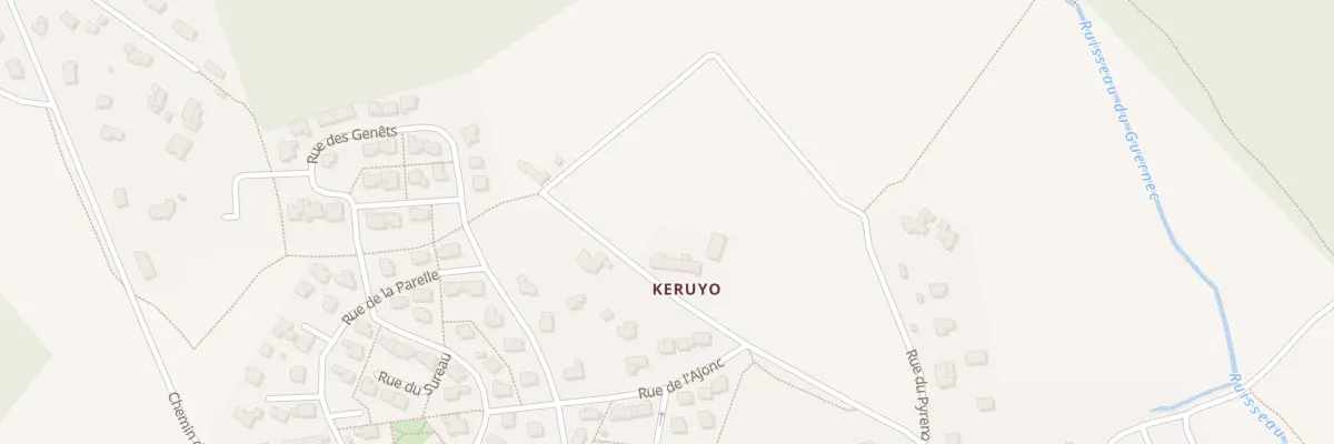 Plan du 5087 Ker Uyo à Lauzach