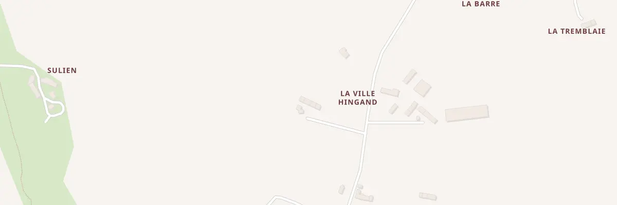 Plan du 3 La Ville Hingant à Trébry