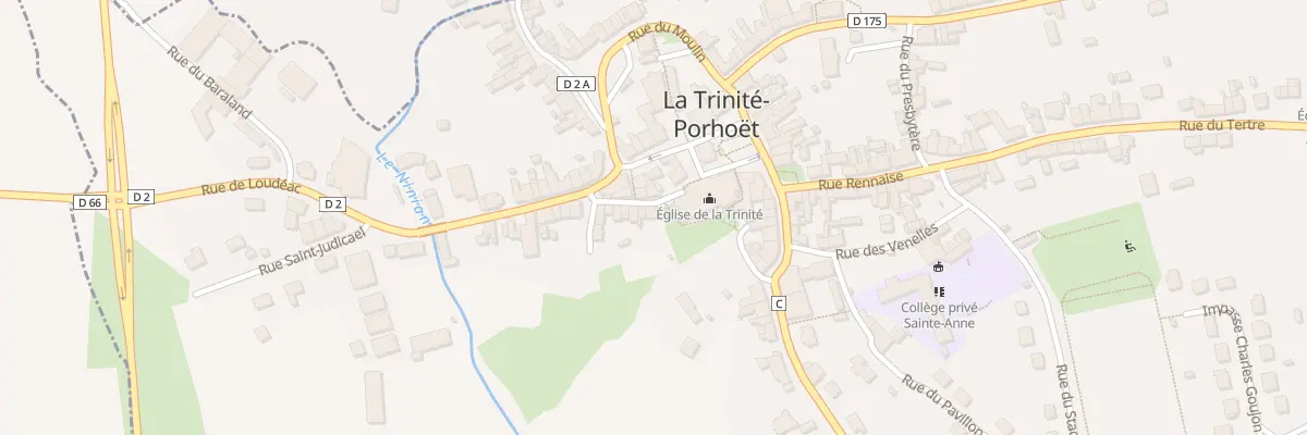 Plan du 2 Rue Billette à La Trinité-Porhoët