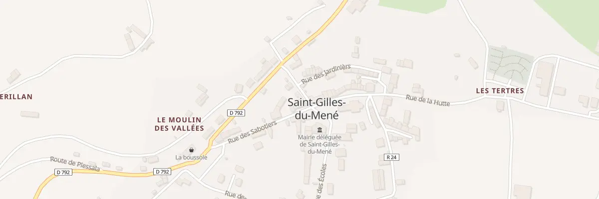 Plan du 2 Rue des Sabotiers au Mené