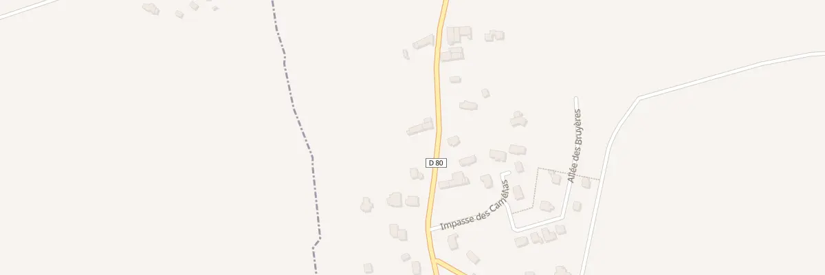 Plan du 14 Rte de la Croix du Bois à Saint-Trimoël