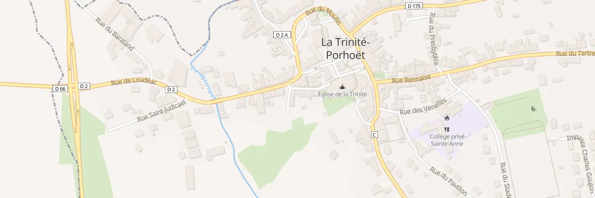Plan du 12 Rue Billette à La Trinité-Porhoët