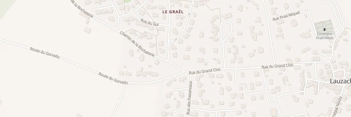 Plan du 2 Straed Ar C Houarz à Lauzach