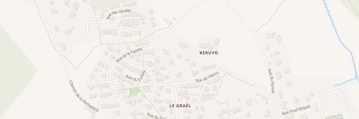 Plan du 5087A Ker Uyo à Lauzach