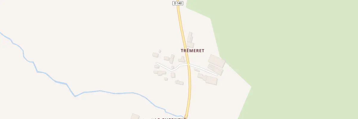 Plan du 5003A Tremaret à Ambon