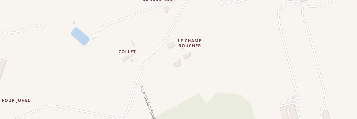 Plan du 5 Le Champ Bouché à Landéhen