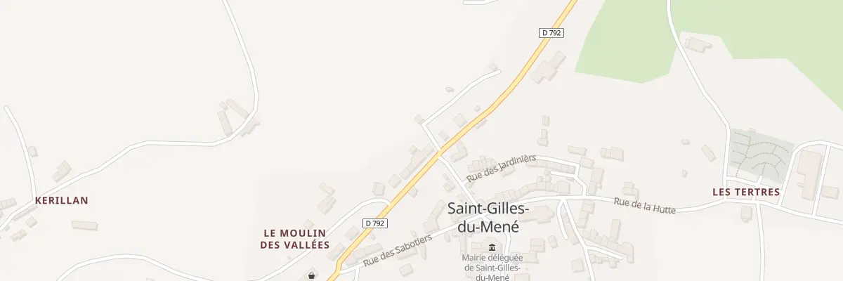 Plan du 17 Rte de Collinee au Mené